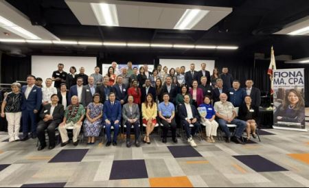 Fiona Ma with AAGG members and guests