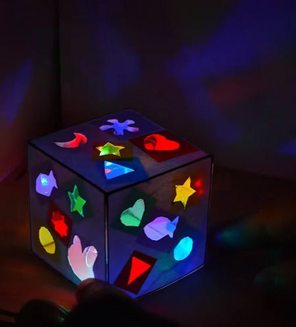 教你做好看的炫彩方块小夜灯~