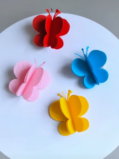 写数字3就能剪出漂亮的立体蝴蝶，简单又好看，快动手试试吧。